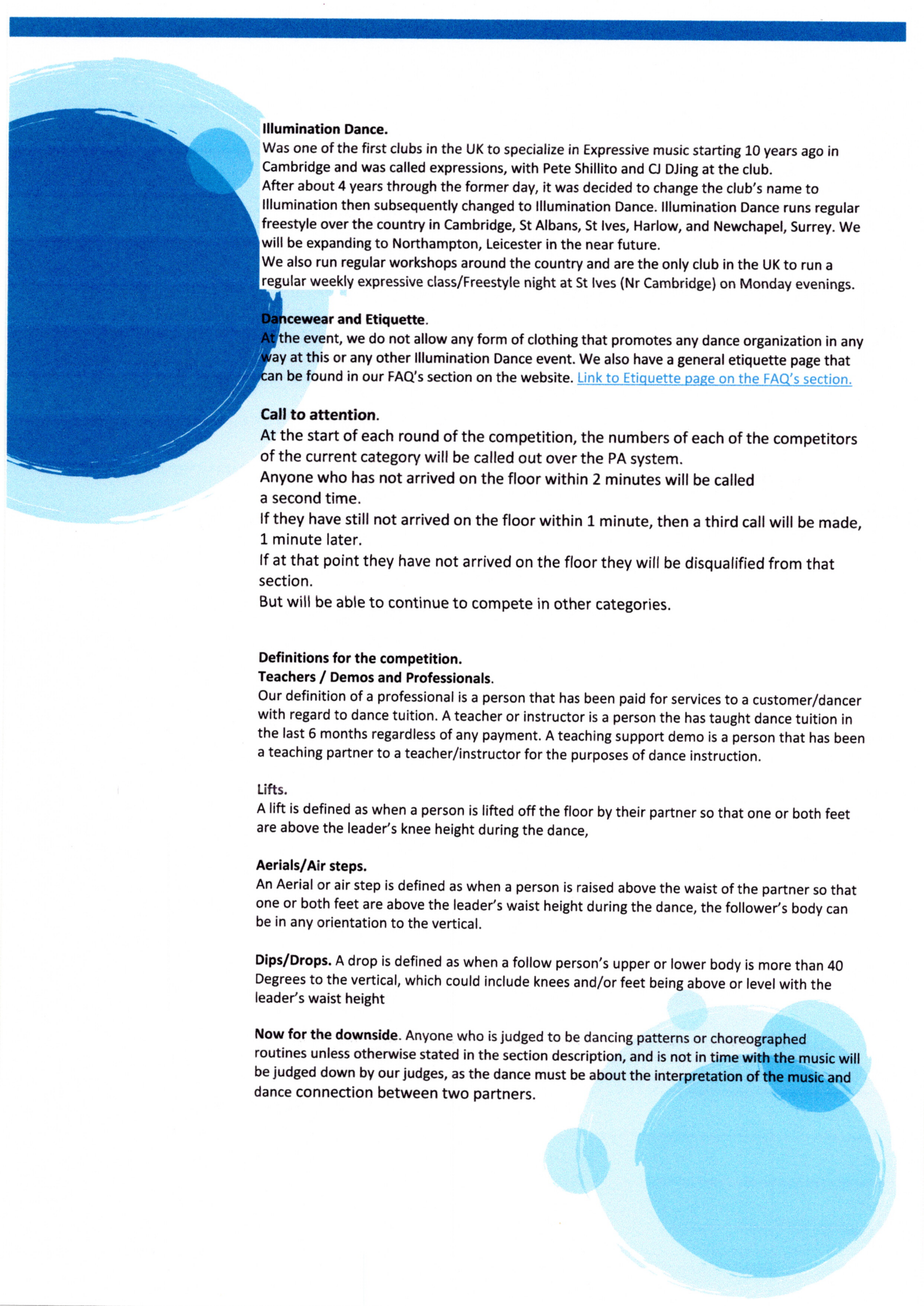 illumination Dance Competition Page 3